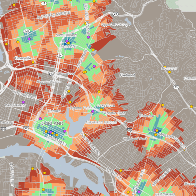 Close Neighborhood Map